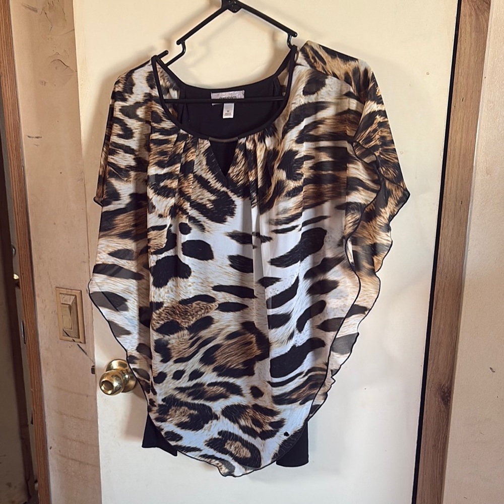 Leopard Print Women's Top